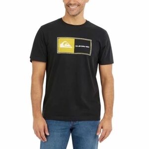 Quiksilver Men’s Short Sleeve Graphic Tee, Black, Medium, NWT